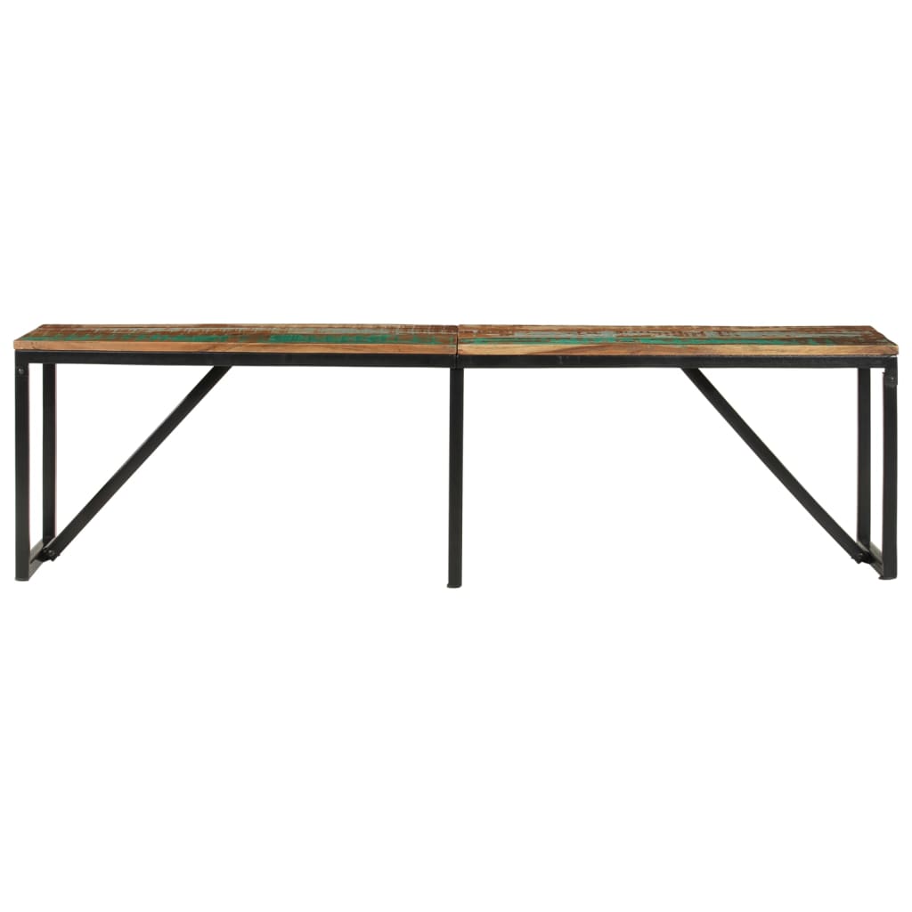 Panca 160x35x46 cm in Legno Massello di Recupero