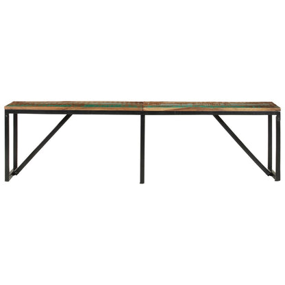 Panca 160x35x46 cm in Legno Massello di Recupero