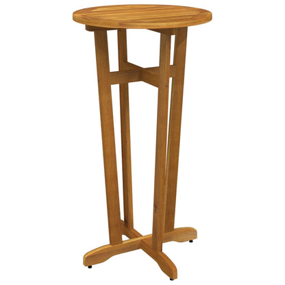 Tavolo da Bar da Giardino Ã˜60x105 cm Legno Massello di Acacia
