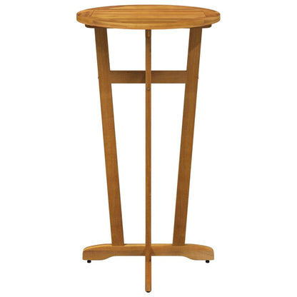Tavolo da Bar da Giardino Ã˜60x105 cm Legno Massello di Acacia