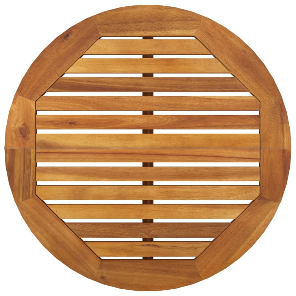 Tavolo da Bar da Giardino Ã˜60x105 cm Legno Massello di Acacia