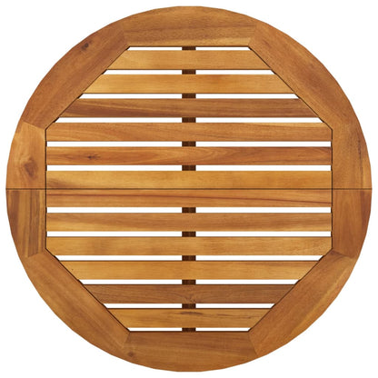 Tavolo da Bar da Giardino Ã˜60x105 cm Legno Massello di Acacia