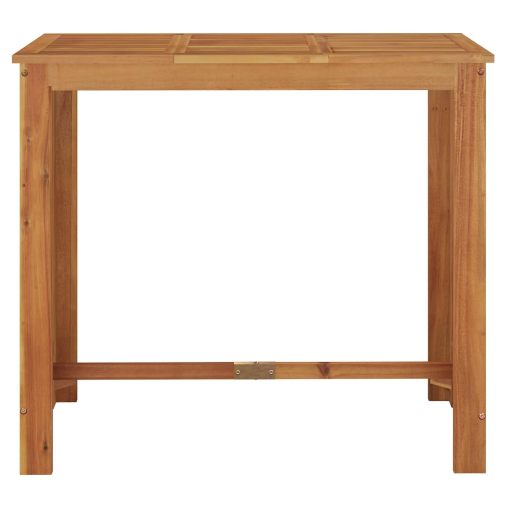 Tavolo da Bar da Giardino 120x60x105cm Legno Massello di Acacia