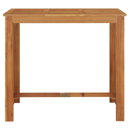 Tavolo da Bar da Giardino 120x60x105cm Legno Massello di Acacia