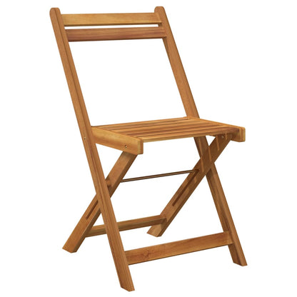 Set BistrÃ² Pieghevole 3pz in Legno Massello di Acacia