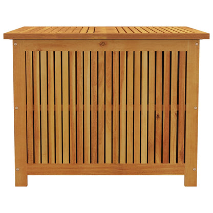 Contenitore da Giardino 75x75x58 cm in Legno Massello di Acacia