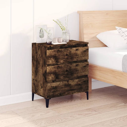 Credenza Rovere Fumo 60x35x70 cm in Legno Multistrato