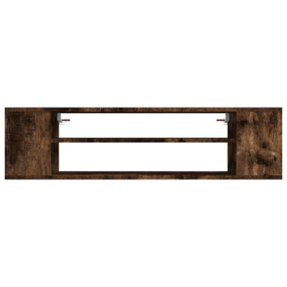 Mobile TV Pensile Rovere Fumo 100x30x26,5 cm Legno Multistrato