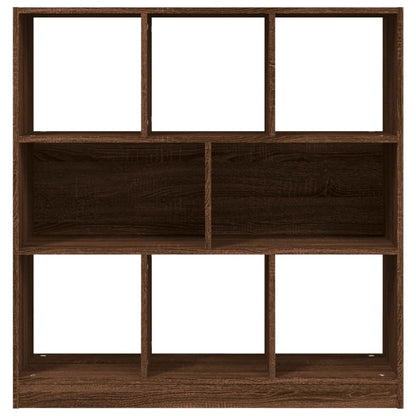 Libreria Rovere Marrone 97,5x29,5x100 cm in Legno Multistrato