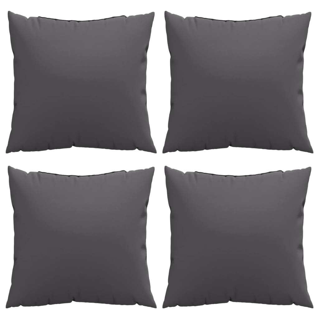 Cuscini per Divano 4 pz Antracite 40x40 cm in Tessuto