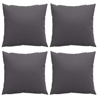 Cuscini per Divano 4 pz Antracite 40x40 cm in Tessuto