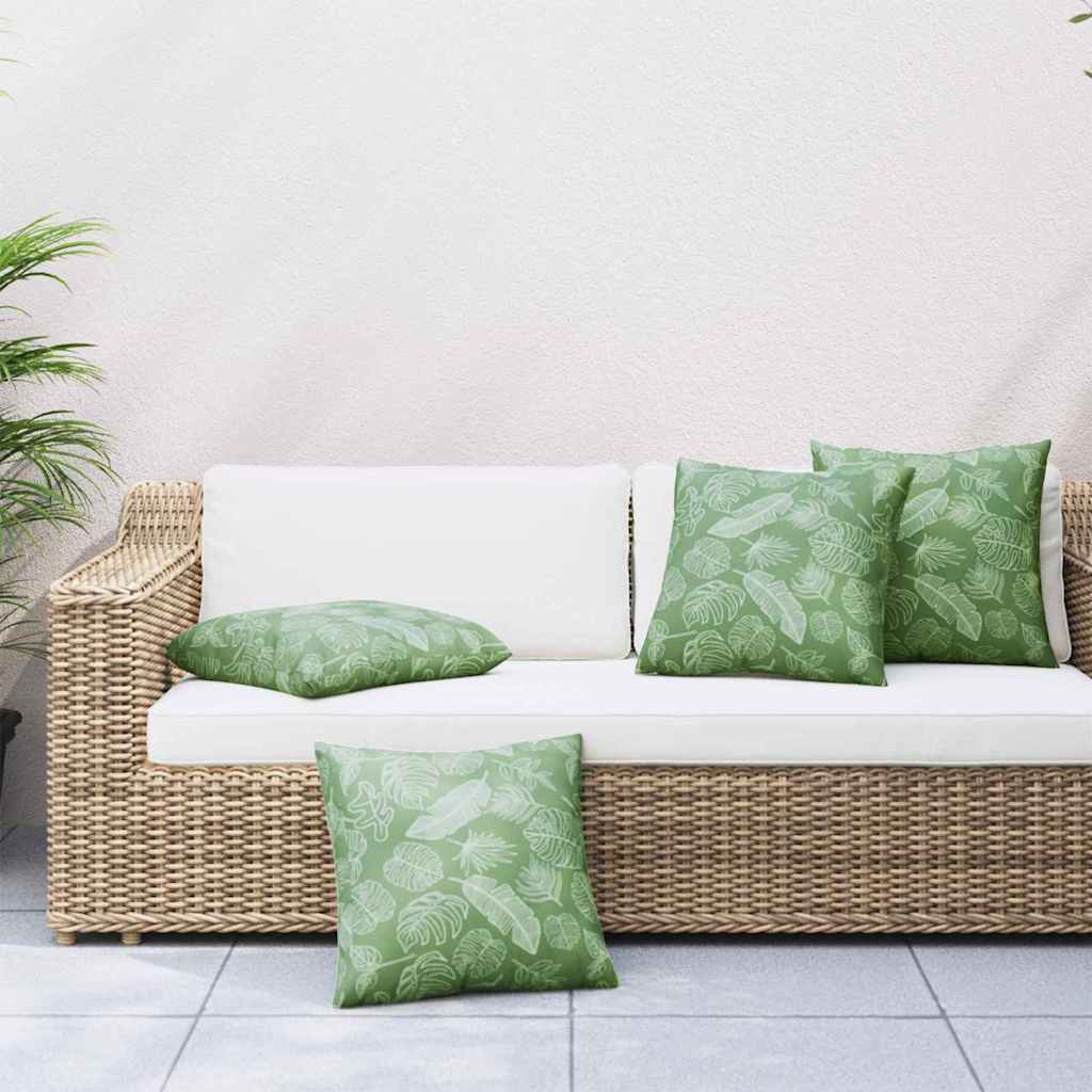 Cuscini Scatter Foglia 4 pcs Motivo Foglia 40 x 40 cm