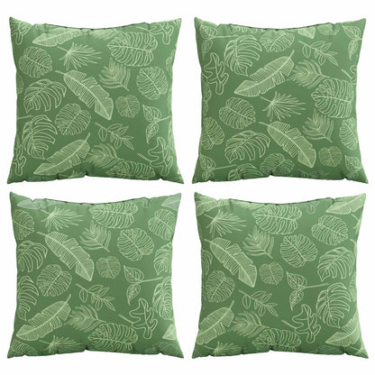 Cuscini Scatter Foglia 4 pcs Motivo Foglia 40 x 40 cm