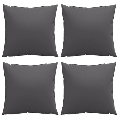 Cuscini per Divano 4 pz Antracite 50x50 cm in Tessuto