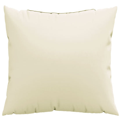 Cuscini per Divano 4 pz Crema 50x50 cm in Tessuto