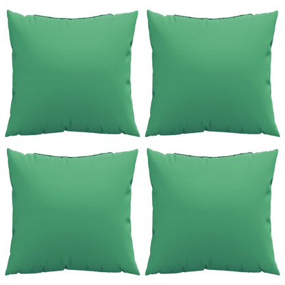 Cuscini per Divano 4 pz Verdi 50x50 cm in Tessuto