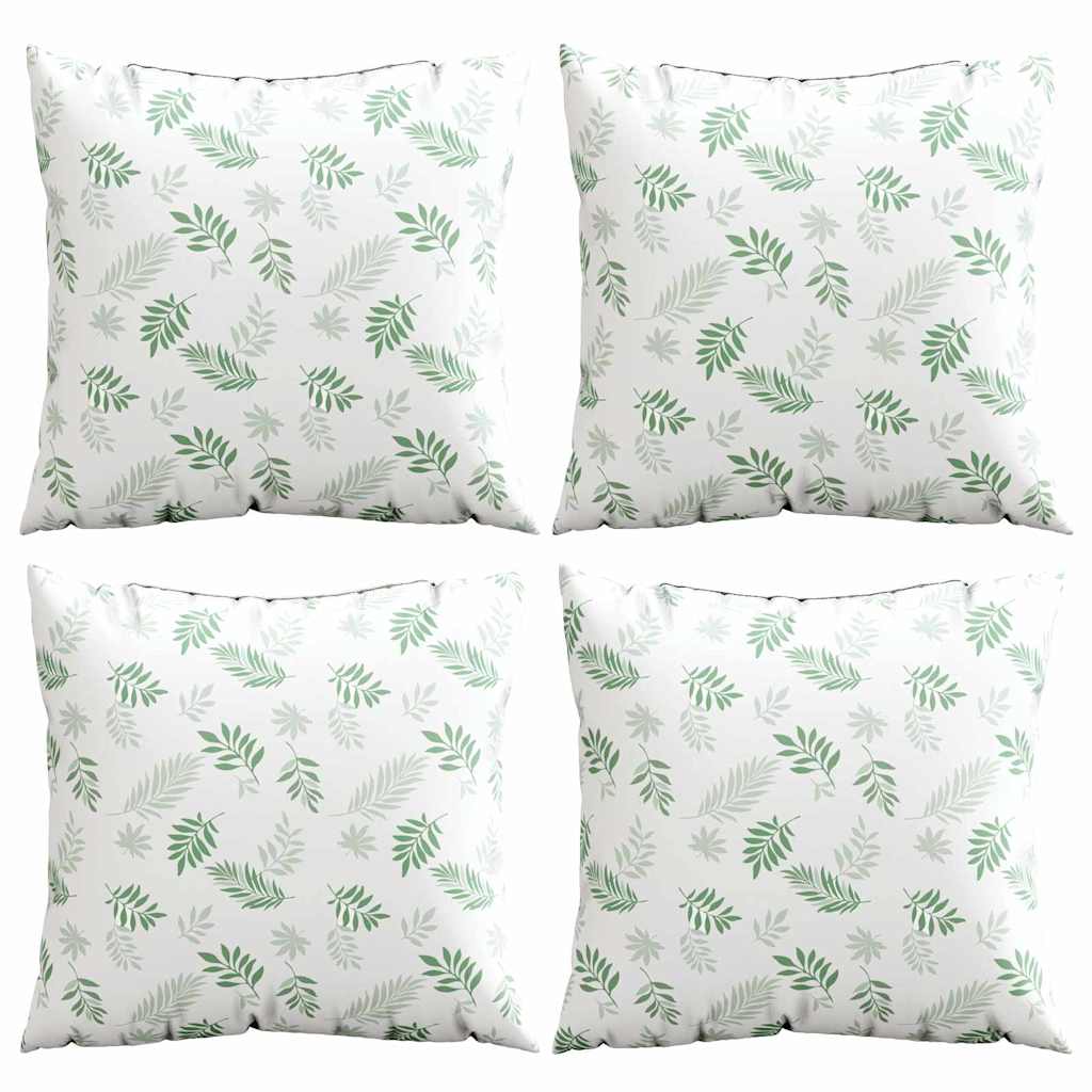 Cuscini Scatter Foglia 4 pcs Motivo Foglia 50 x 50 cm