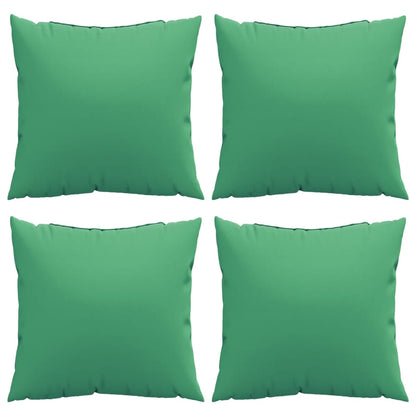 Cuscini per Divano 4 pz Verdi 60x60 cm in Tessuto