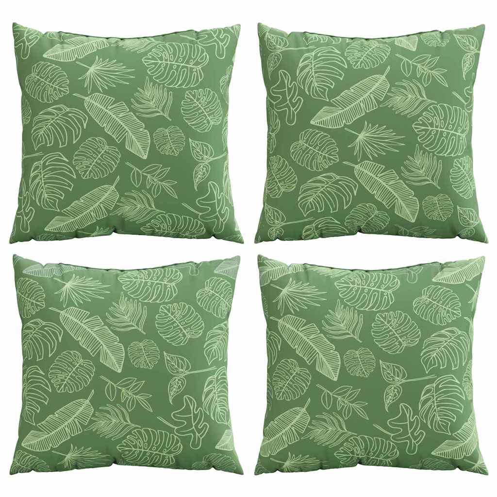 Cuscini Scatter Foglia 4 pcs Motivo Foglia 60 x 60 cm