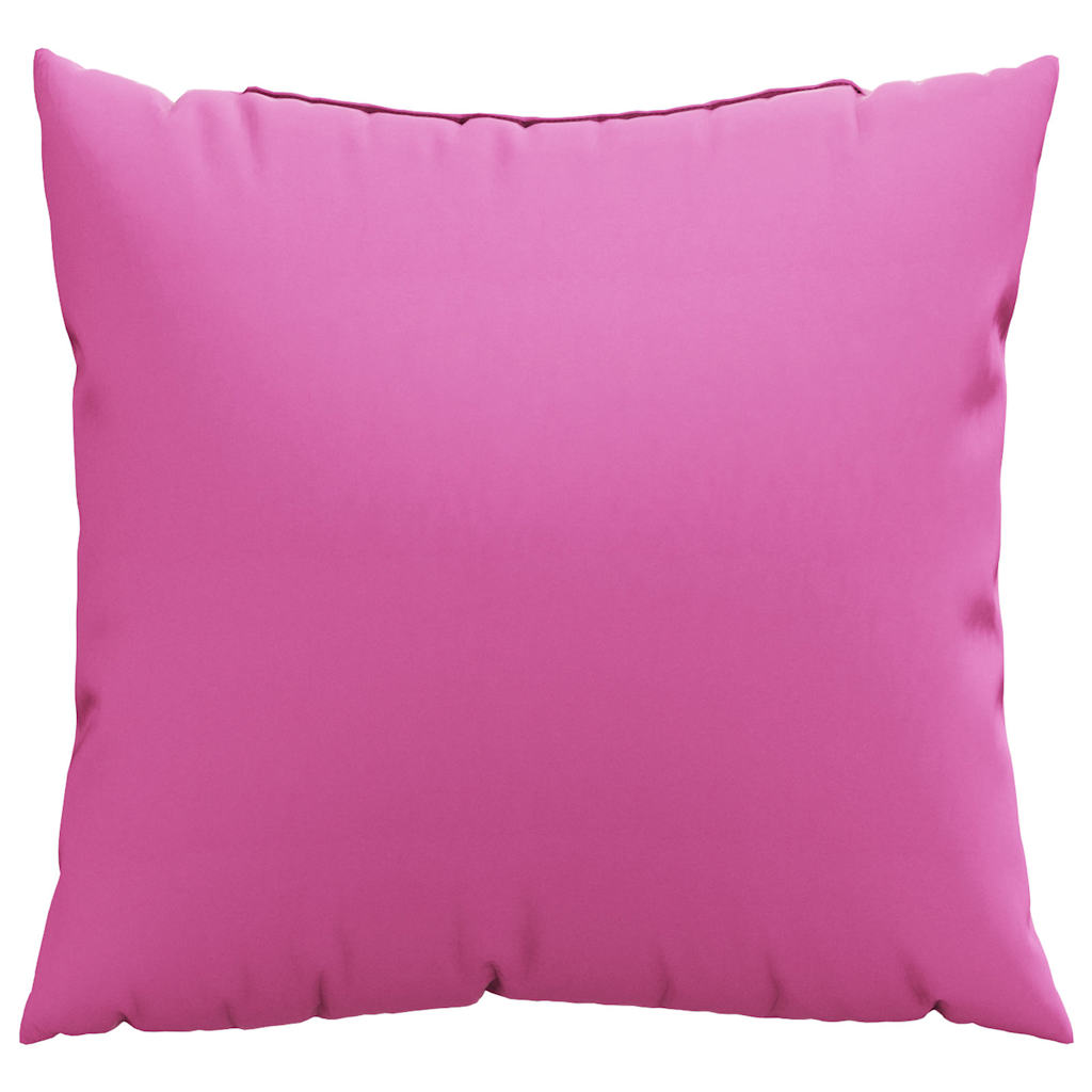 Cuscini Scatter 4 pcs Rosa 60 x 60 cm Tessuto in Poliestere