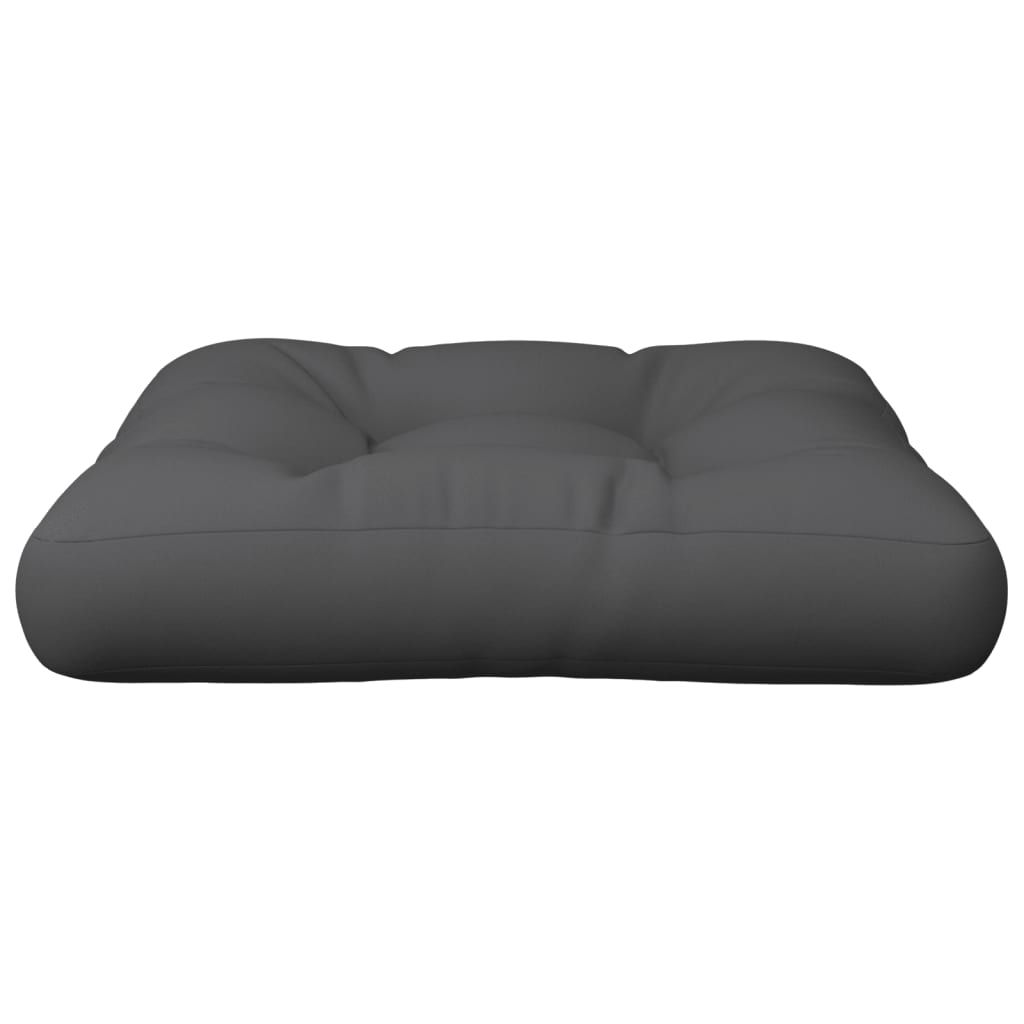 Cuscino per Pallet Grigio 50x50x12 cm in Tessuto