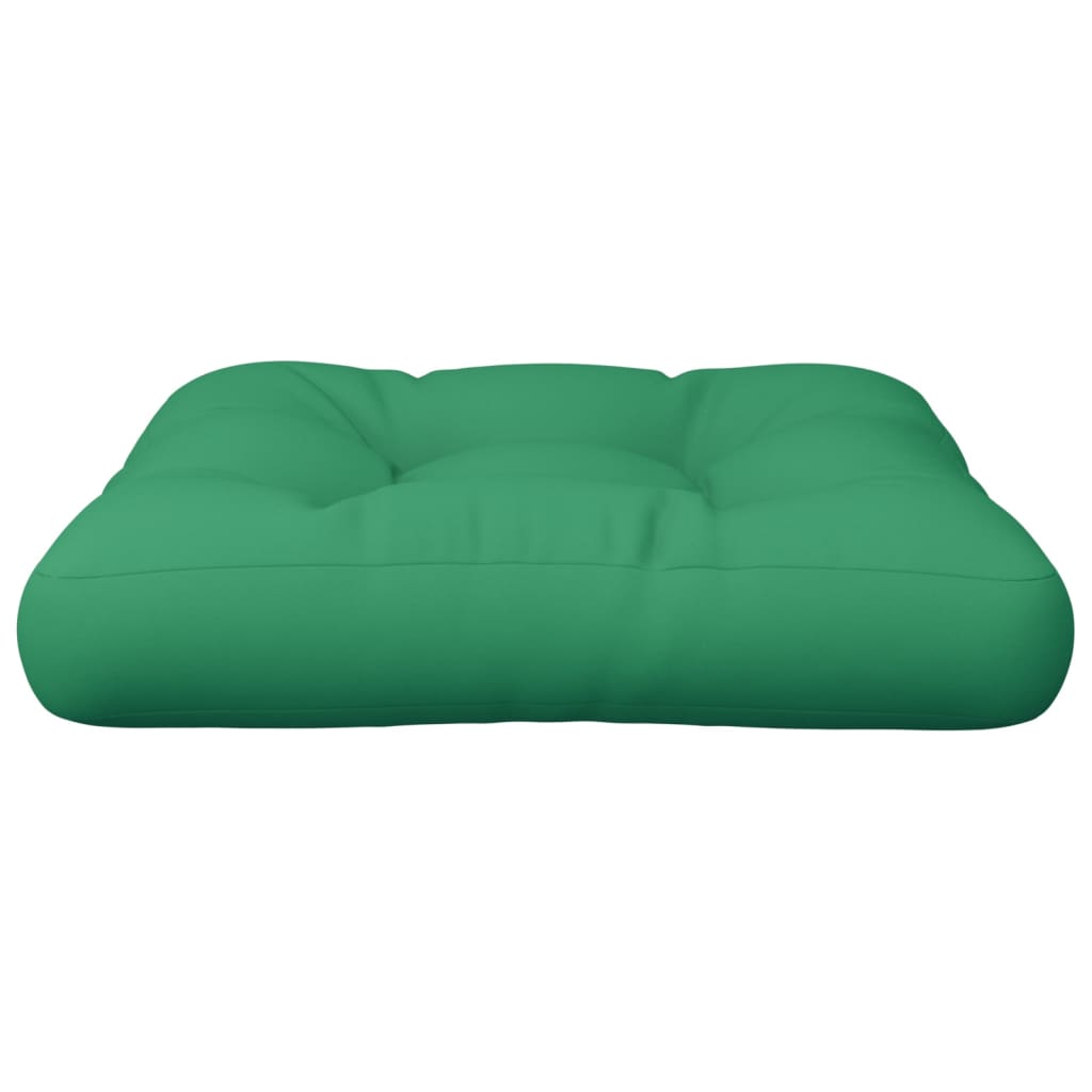 Cuscino per Pallet Verde 50x50x12 cm in Tessuto