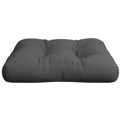 Cuscino per Pallet Antracite 60x60x12 cm in Tessuto