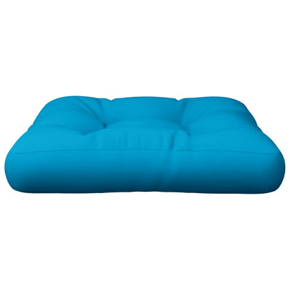 Cuscino per Pallet Blu 60x60x12 cm in Tessuto