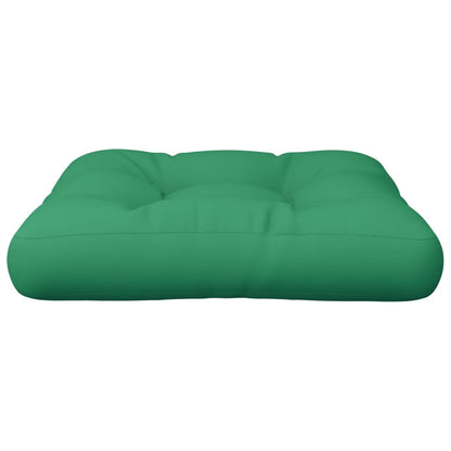 Cuscino per Pallet Verde 60x60x12 cm in Tessuto