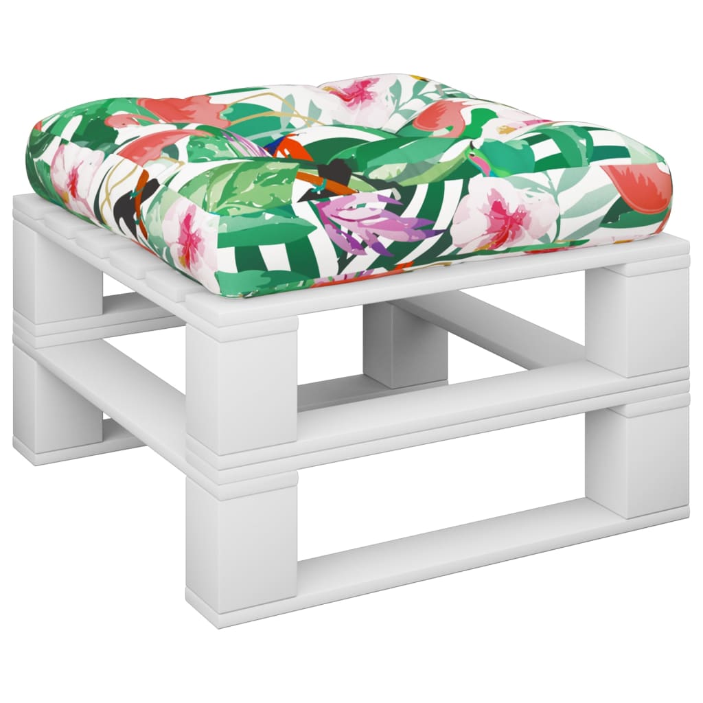 Cuscino per Pallet Multicolore 60x60x12 cm in Tessuto
