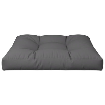 Cuscino per Pallet Antracite 70x70x12 cm in Tessuto