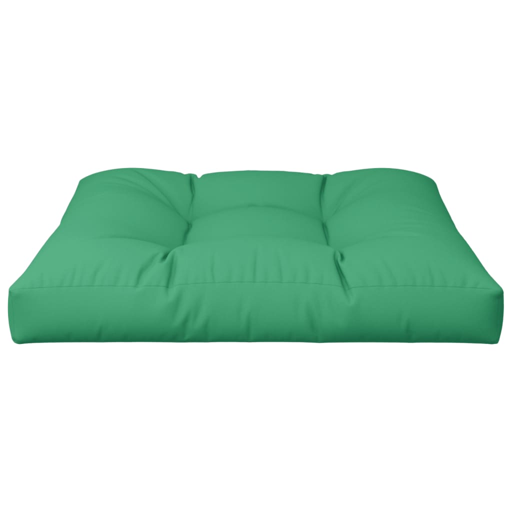 Cuscino per Pallet Verde 70x70x12 cm in Tessuto