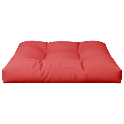 Cuscino per Pallet Rosso 70x70x12 cm in Tessuto
