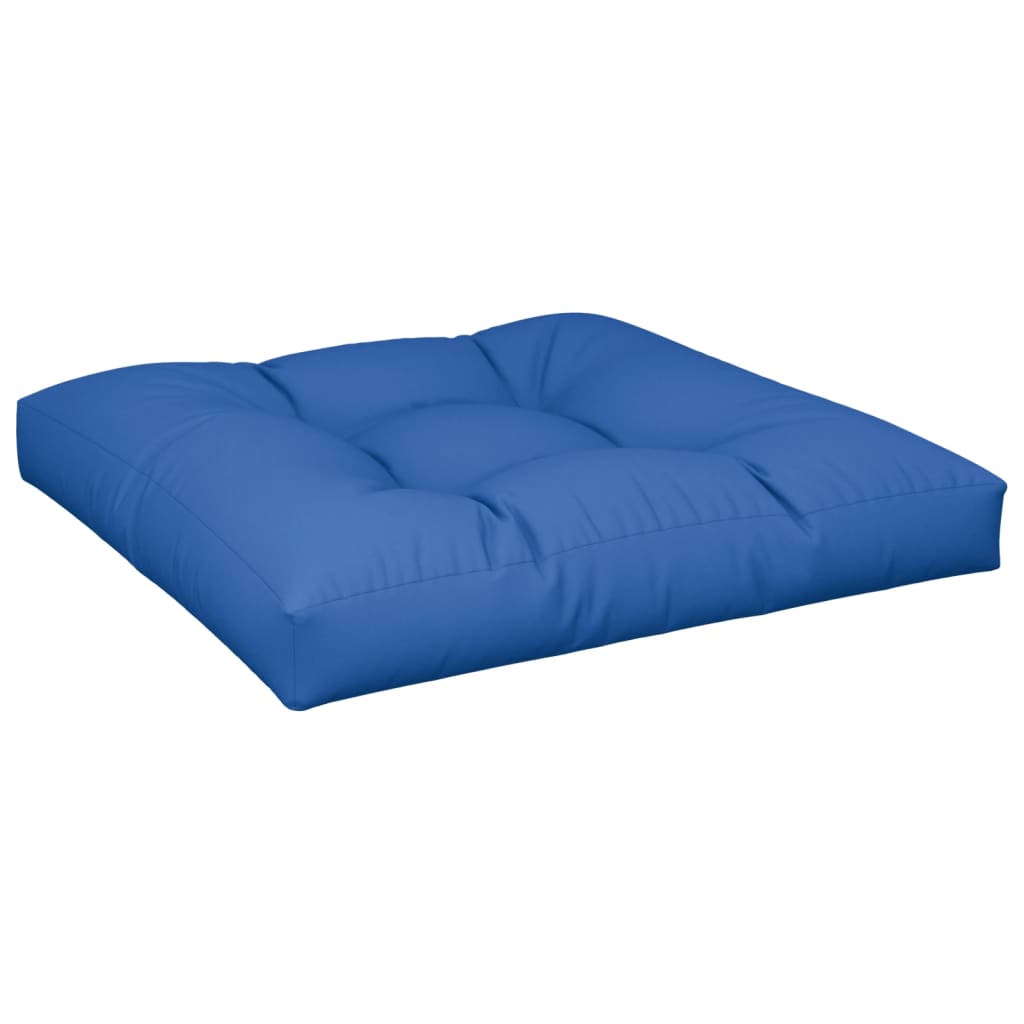 Cuscino per Pallet Blu Reale 70x70x12 cm in Tessuto