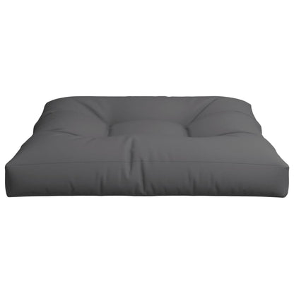 Cuscino per Pallet Antracite 80x80x12 cm in Tessuto