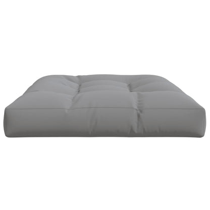 Cuscino per Pallet Grigio 120x80x12 cm in Tessuto