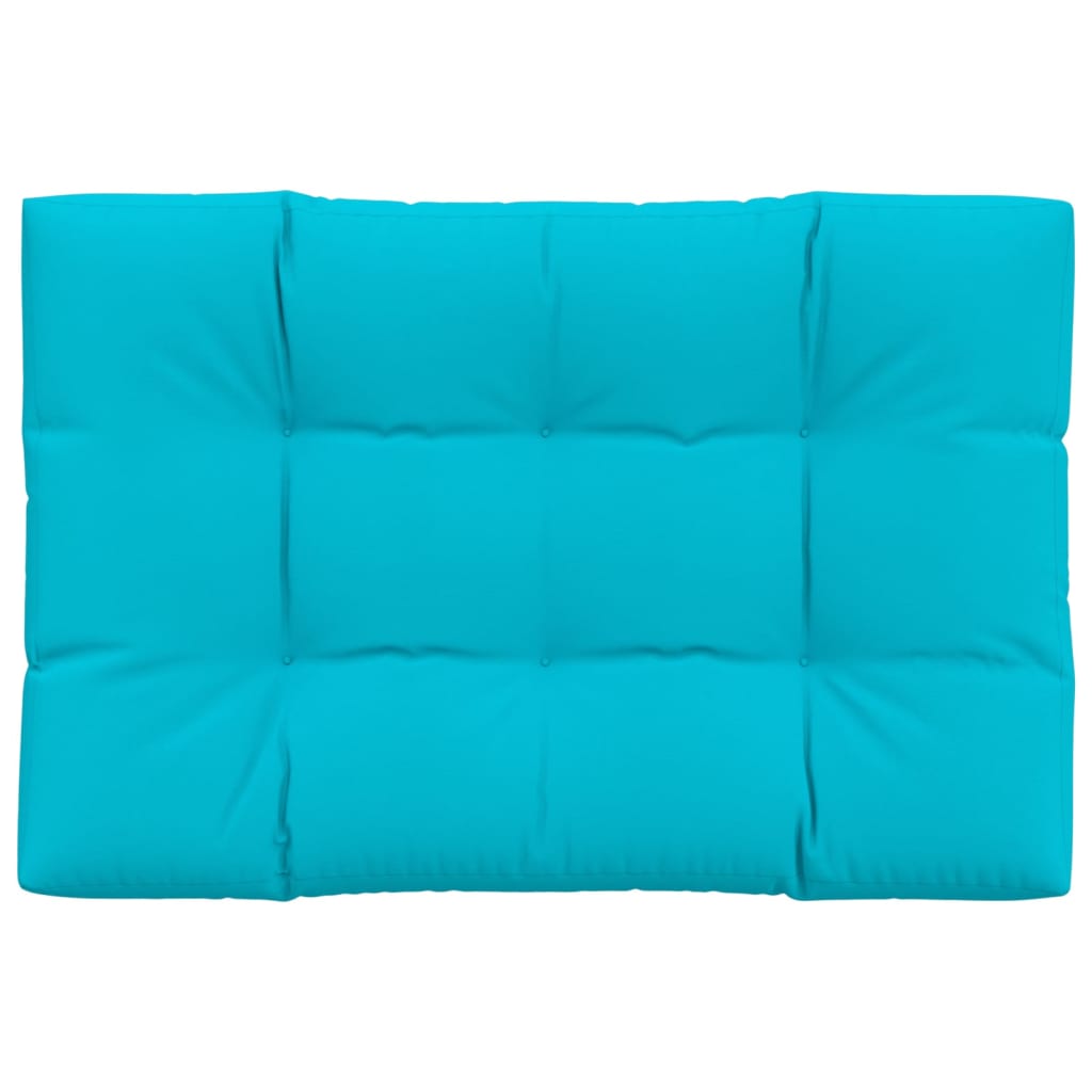 Cuscino per Pallet Turchese 120x80x12 cm in Tessuto