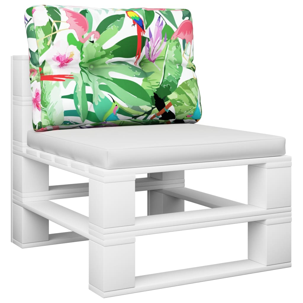 Cuscino per Pallet Multicolore 50x40x12 cm in Tessuto