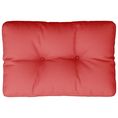 Cuscino per Pallet Rosso 60x40x12 cm in Tessuto