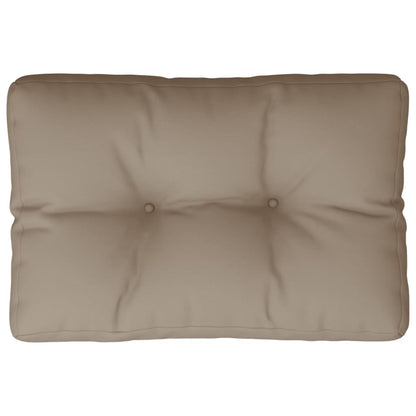 Cuscino per Pallet Tortora 60x40x12 cm in Tessuto