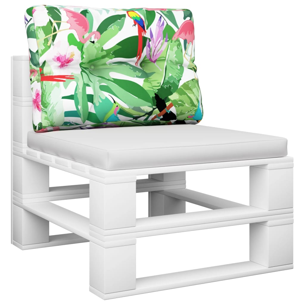 Cuscino per Pallet Multicolore 60x40x12 cm in Tessuto