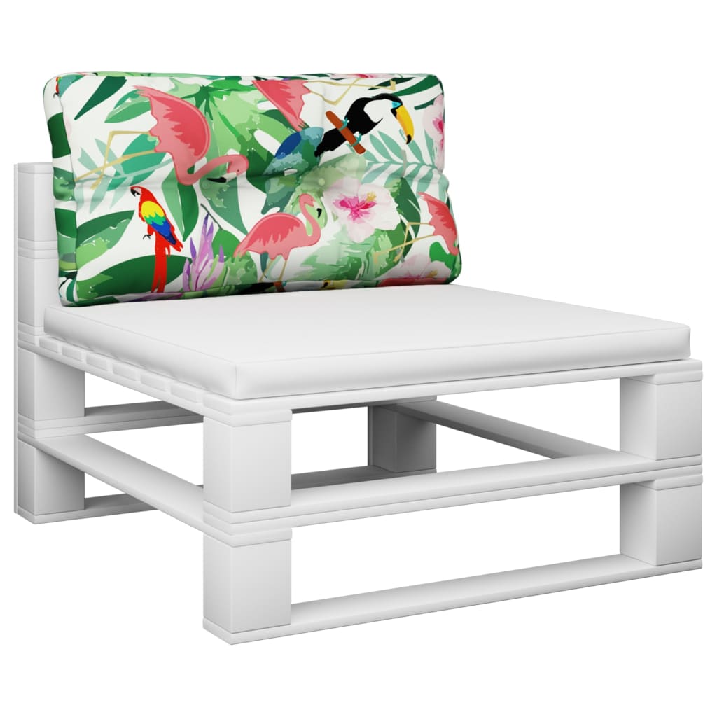 Cuscino per Pallet Multicolore 70x40x12 cm in Tessuto