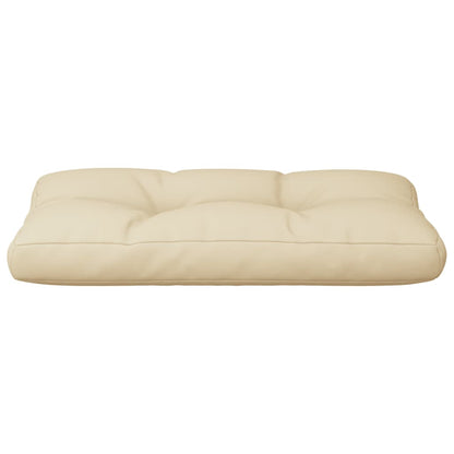 Cuscino per Pallet Beige 80x40x12 cm in Tessuto