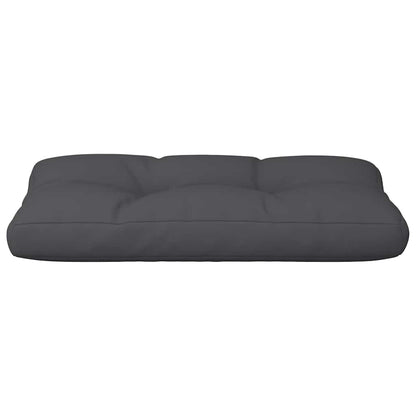Cuscino per Pallet Nero 80x40x12 cm in Tessuto