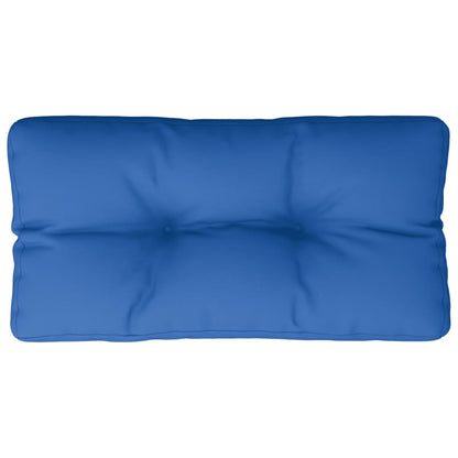 Cuscino per Pallet Blu Reale 80x40x12 cm in Tessuto