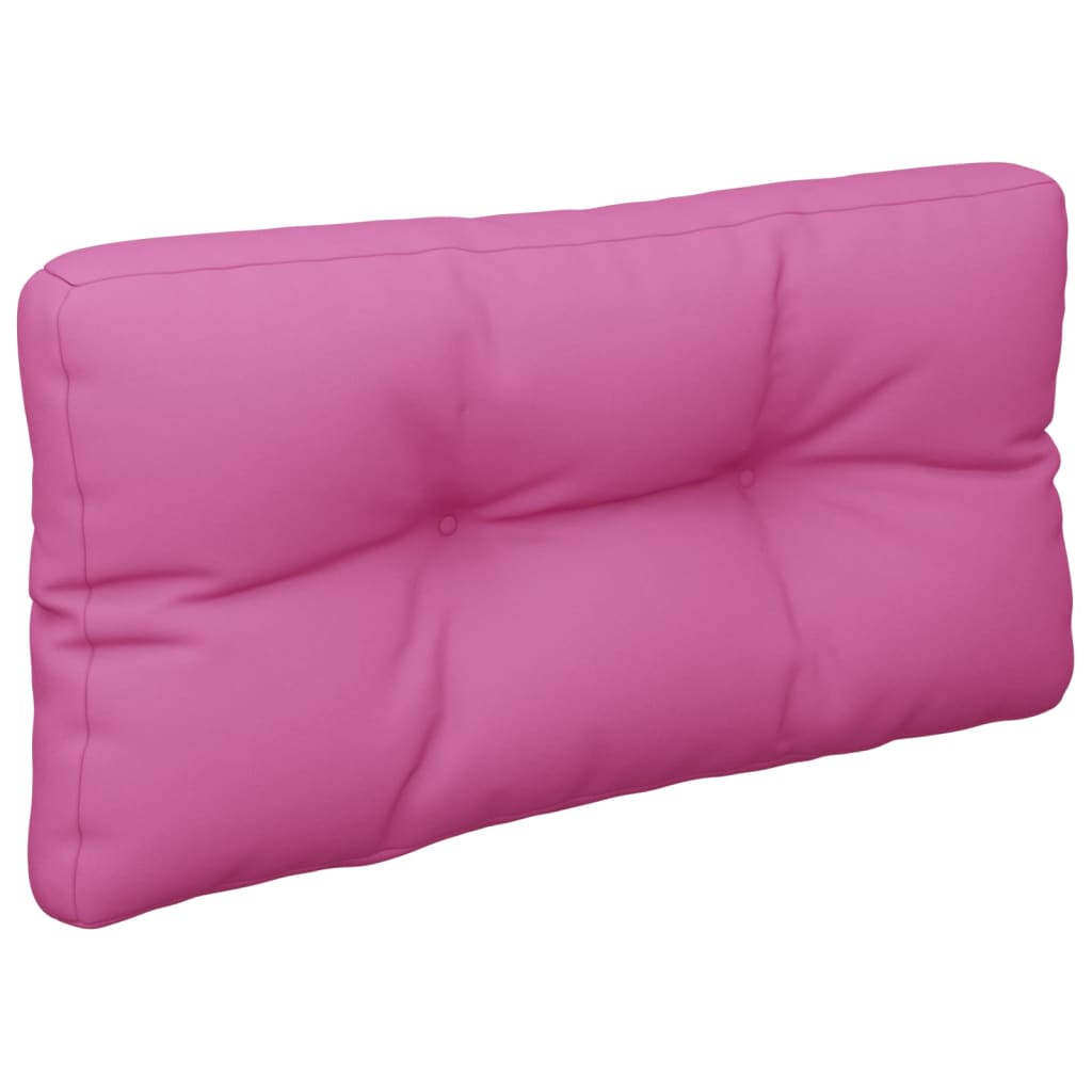 Cuscino per Pallet Rosa 80x40x12 cm in Tessuto