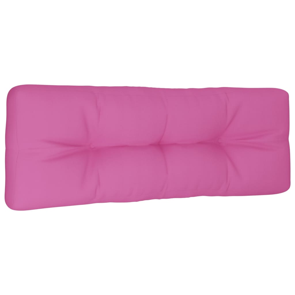 Cuscino per Pallet Rosa 120x40x12 cm in Tessuto