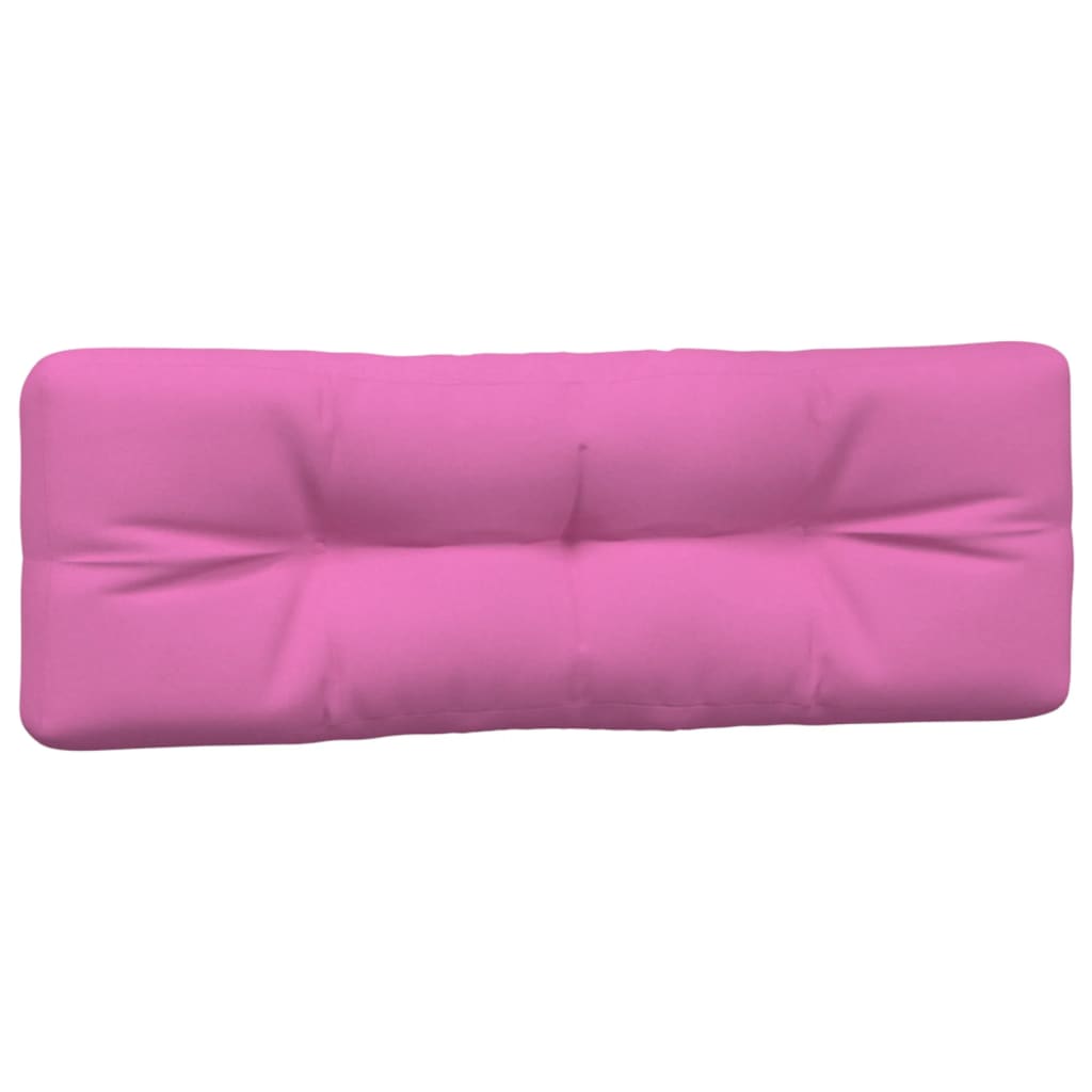 Cuscini per Pallet 2 pz Rosa in Tessuto