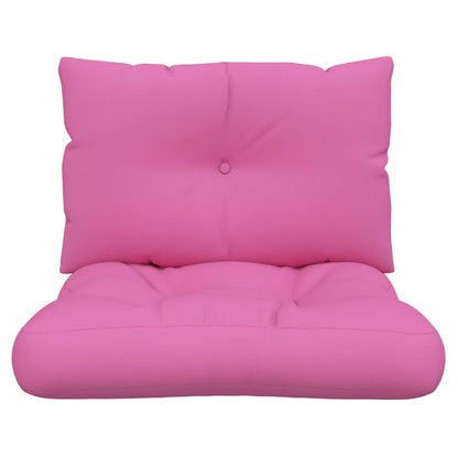 Cuscini per Pallet 2 pz Rosa in Tessuto Oxford