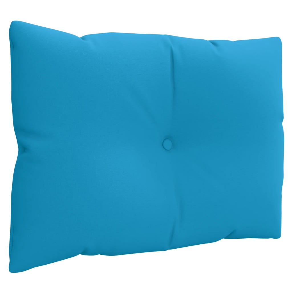 Cuscini per Pallet 3 pz Blu in Tessuto